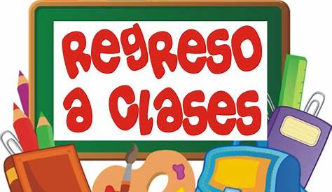Regreso a clases poster Royalty Free Vector Image