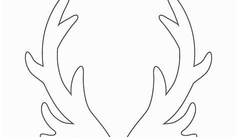 10 Best Printable Reindeer Antlers PDF for Free at Printablee
