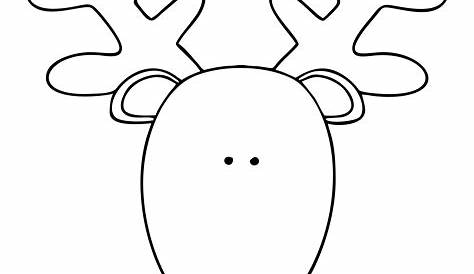Reindeer Template Cut Out
