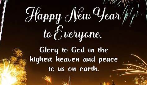 Religious New Year's Eve Wishes