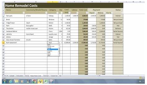 Bathroom Remodel Estimate Template - Image of Bathroom and Closet