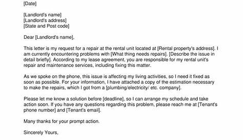 Printable Tenant Maintenance Request Form Template Printable Word