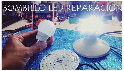 como reparar un bombillo LED - YouTube