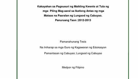 Pananaliksik Tungkol Sa Kahirapan