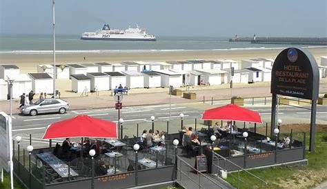 Restaurant de la Plage à Calais, terrasse vue mer