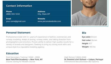 Resume Model Free Download Cv Templates 417 To 422 Get A Cv