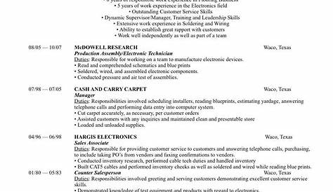 Resume Template Reverse Chronological Format A Deeper Look