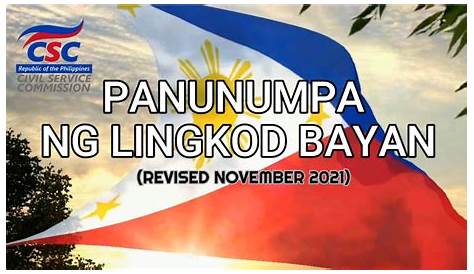 Panunumpa NG Lingkod Bayan (2 Versions-2003 and 2021) | PDF