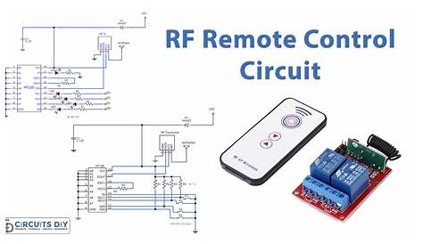 RF Remote Control Switch RxTx circuits schematic Hobby Electronics, Electronics Projects