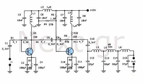 20W RF FM amplifier circuit diagram Circuit diagram