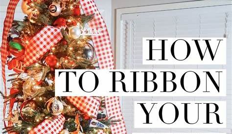 Ribbon On A Christmas Tree Techniques