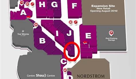 Rideau Centre Stores Map CF Opens Substantial FourLevel Expansion
