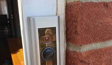Ring Doorbell Installation Narrow Space