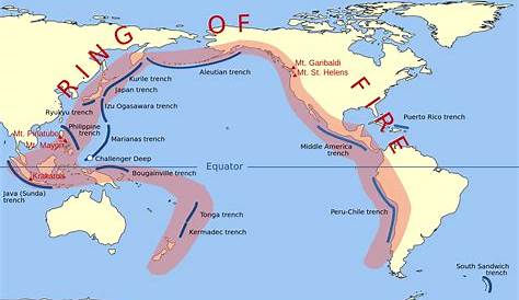 Ring Of Fire Map Earthquake Mr. Kirkbride's Class » Geography
