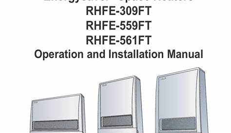 Rinnai Wall Heater Manual