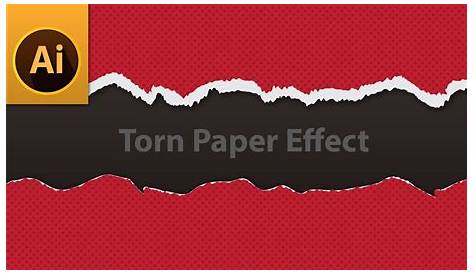 Illustrator Tutorial — Create Realistic Paper Tear Effect - YouTube