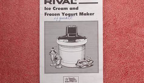 Rival electric ice cream maker instruction manual by crymail237 Issuu