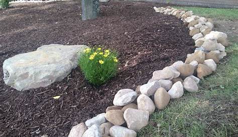 River Rock Edging Ideas For Sale Landscaping Houston Tx 77024