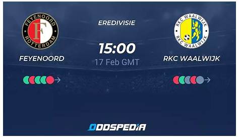 Pronóstico Waalwijk Feyenoord - Eredivisie 04/11/23