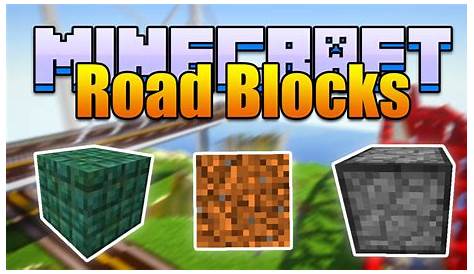 Road Blocks Minecraft Toys