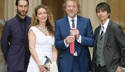 Robert Plant with his daughter Carmen (born Nov 1968), at his Jennings