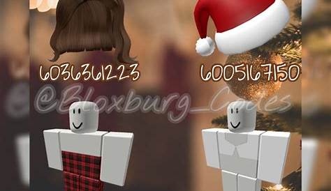 Roblox Christmas Outfit Codes Bloxburg