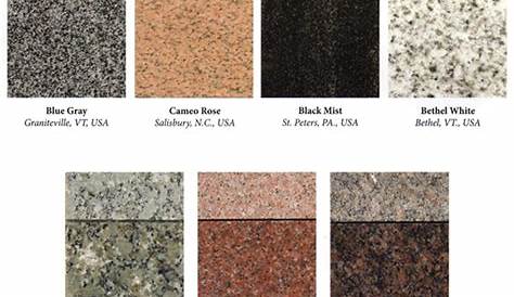Rock Of Ages Granite Colors And Marble And Finishes