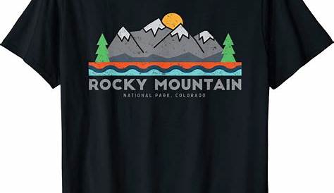Rocky Mountain National Park Colorado T-Shirt | T shirt, Mens