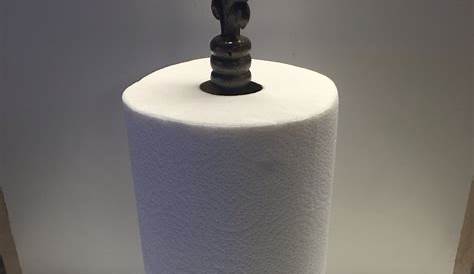 Wrought Iron Paper Towel Holder