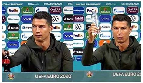 Cristiano Ronaldo la lía con los patrocinadores de la Eurocopa: retira