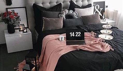 Rose Gold And Black Bedroom Decor Ideas