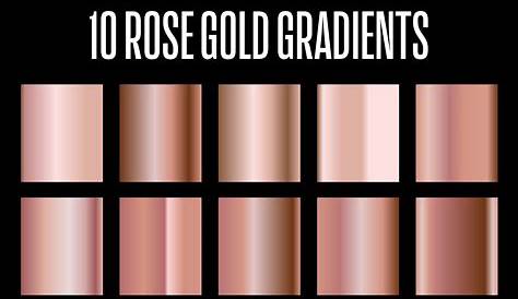 Rose Gold Metallic Color Palette Procreate Instant