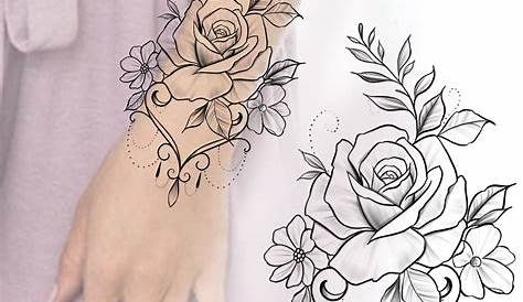 Rose Mandala Hand Tattoo Dotwork s, Sleeve s
