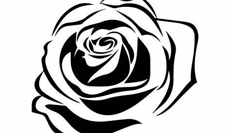 Rose clipart black and white, Rose black and white Transparent FREE for