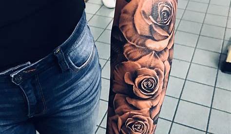 #rose tattoo #forearm tattoo | Tattoos, Flower tattoo, Tatting