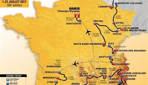 Tour de France 2023: Parcours en etappes