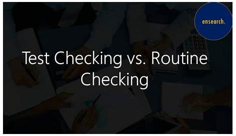 Auditing :Routine Checking and Test Checking - YouTube