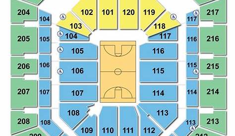 Section 106 at Mizzou Arena