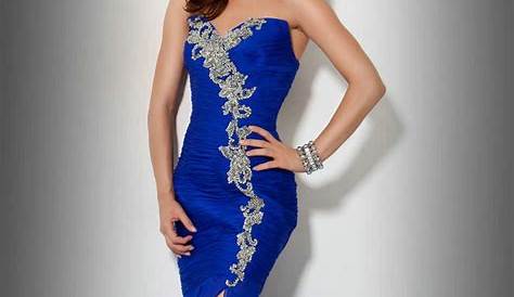 Royal Blue Fitted Prom Dresses 2015 Chiffon A-line Dress Halter Bandage Backless