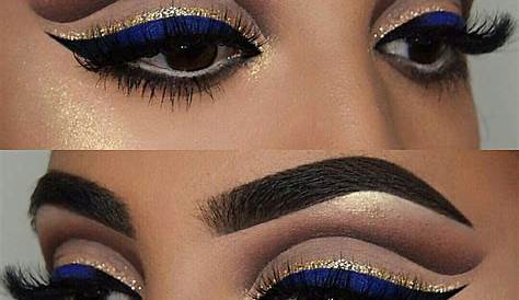Royal Blue Prom Makeup Ideas Icy Baby Silver Glitter Look 1000 Eye