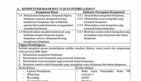 Rpp 1 Lembar Ips Kelas 8 Semester Ganjil - Soal Kita