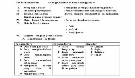 RPP TIK SD Kelas 1 – Belajar Tiada Henti