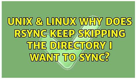 Unleash The Power Of Rsync Skipping Directory: Uncover Hidden Features And Transform Your Data Management
