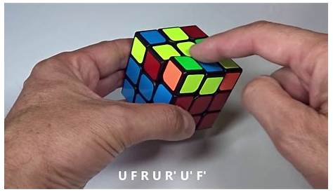 Praktische Infografik: Wie man den Rubik-Würfel löst - Große