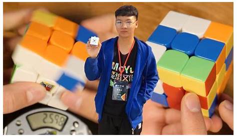New Rubik's Cube record: Yusheng Du - 3.47 seconds