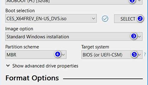 Create UEFI or Legacy Bootable USB Drive for Windows 10 Setup