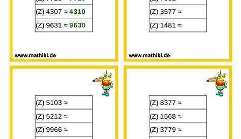 Klassenarbeit zu Zahlenraum bis 1000000 | Klassenarbeiten mathe