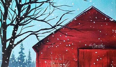 Rustic Christmas Canvas Paintings