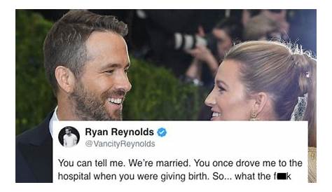 Funny Posts from Ryan Reynolds & Blake Lively About Each Other - Media