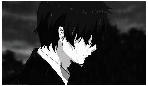 Sad Anime Boy In Rain - Pecintaanime11 Anime Boy Sad In Rain : Sad